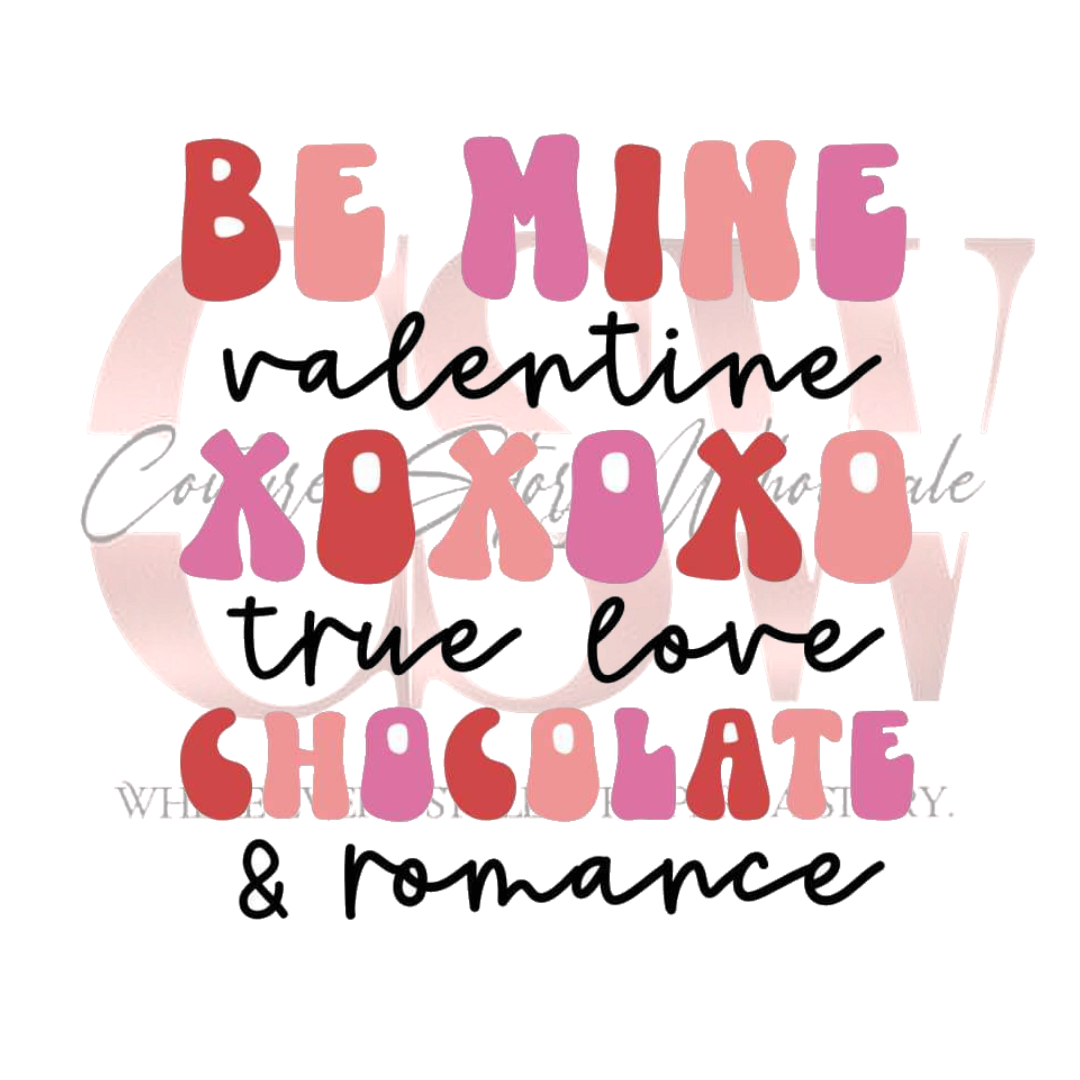 XOXOXO Chocolate, Heat Transfers