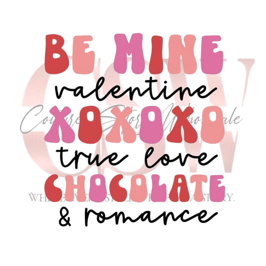 XOXOXO Chocolate, Heat Transfers