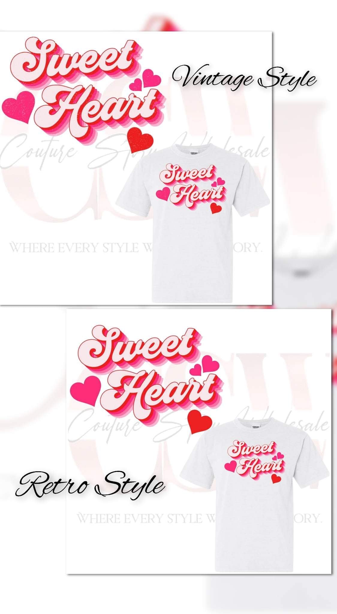 Sweet-heart, Heat Transfers