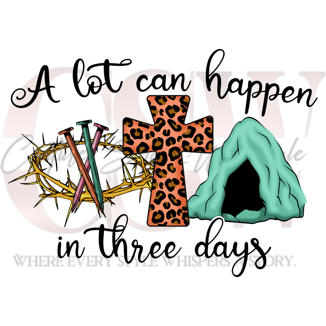 A Lot Can Happen In 3 Days, Heat Transfer