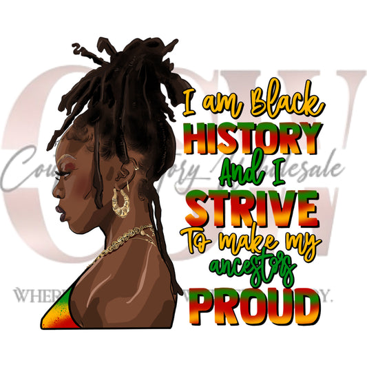 I Am Black History, Heat Transfers