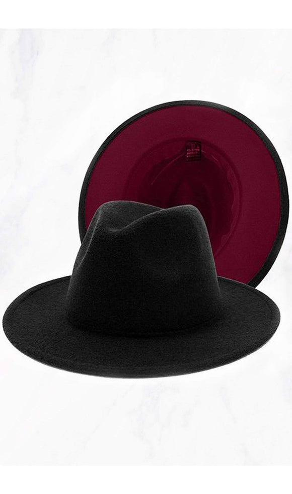 Fedora Fresh & Free (Black/Wine)