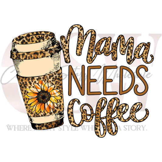 Mom's Leopard Latte, Heat Transfers