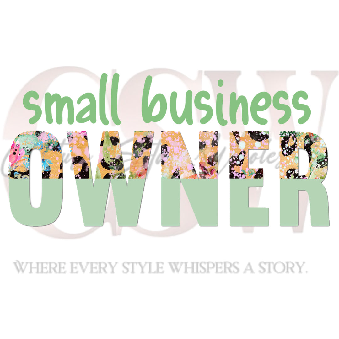 Colorful Small Business Owner, Heat Transfers