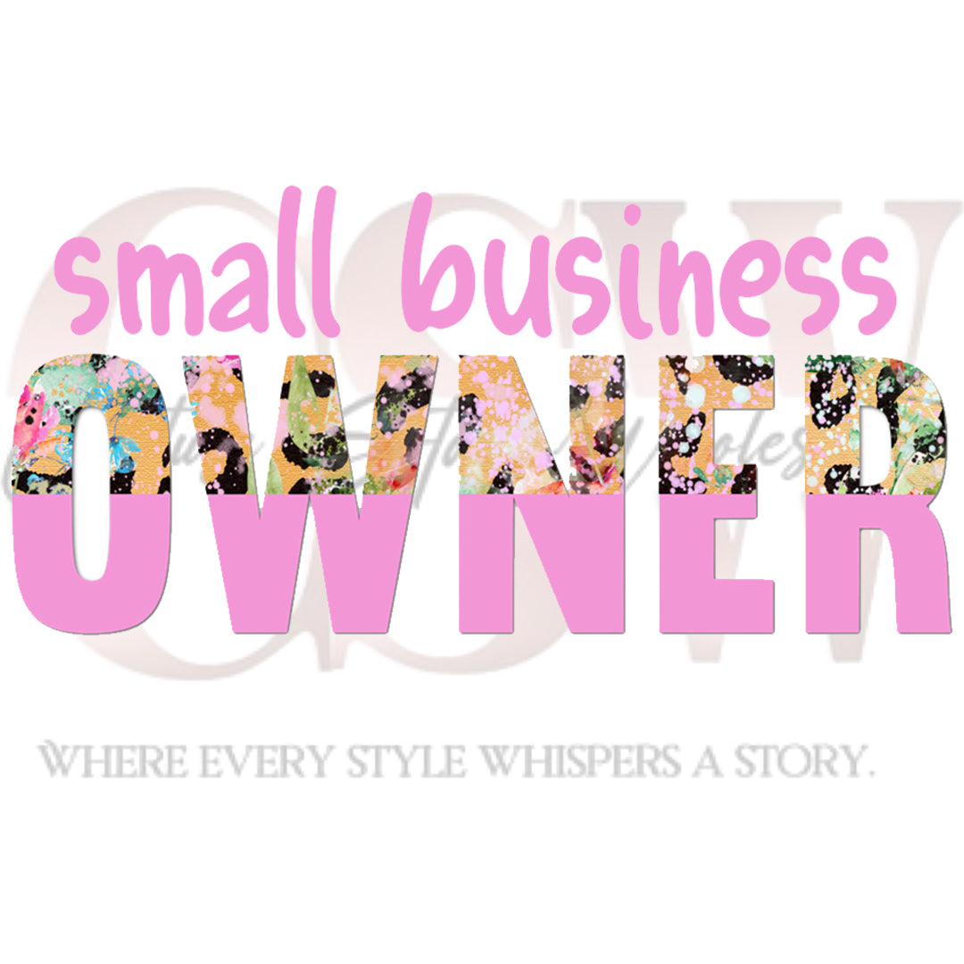 Colorful Small Business Owner, Heat Transfers