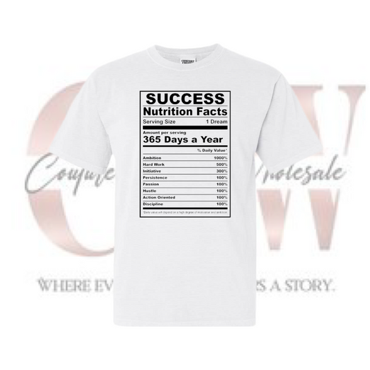 Success Nutrition Facts, Tee
