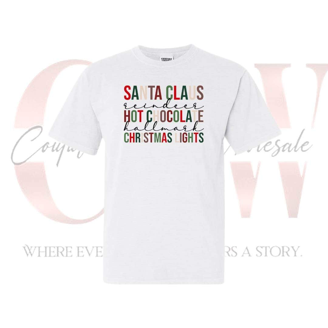 Santa Claus & Christmas Lights, Heat Transfer