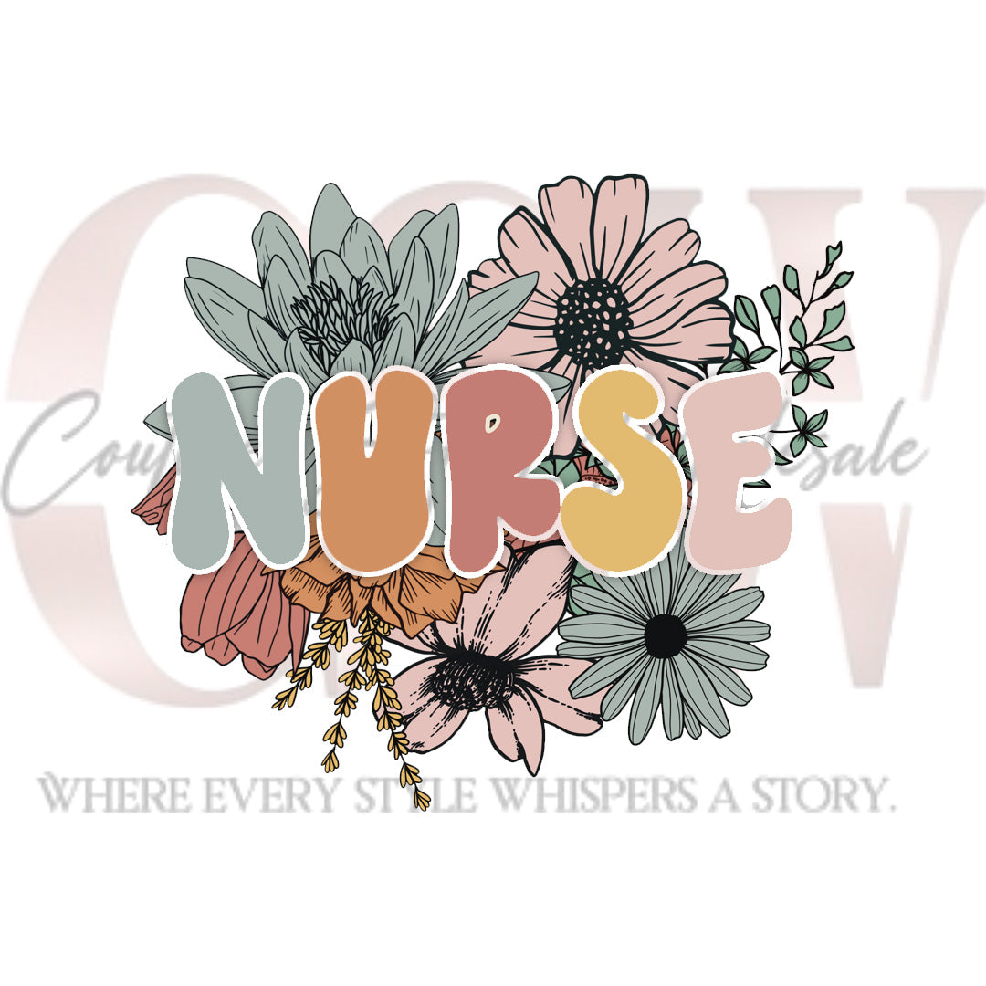 Flower Child Nurse,  Heat Transfers