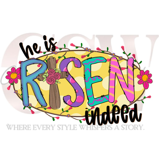 He is Risen Indeed, Heat Transfers