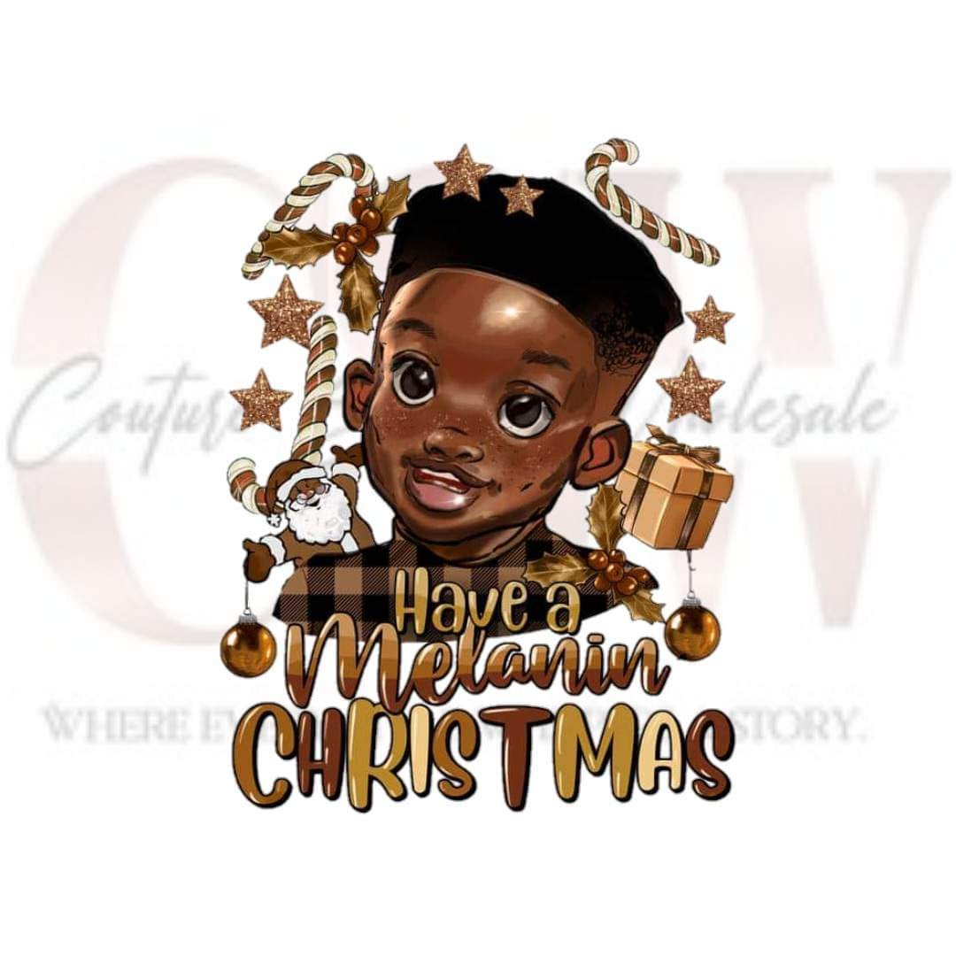 Have A Melanin Christmas, Heat Transfers