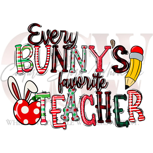 Every Bunny's Favorite Teacher, Heat Transfers