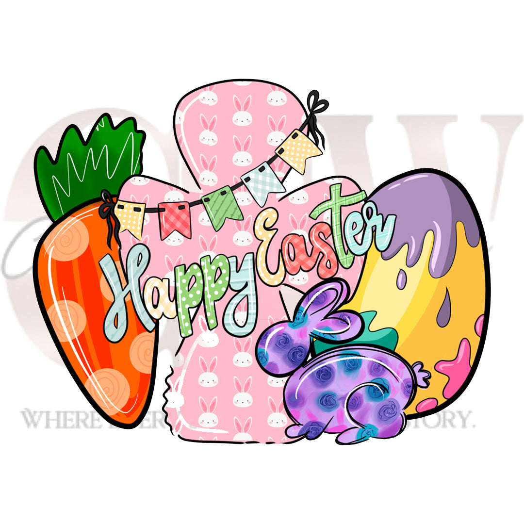Vibrant Easter, Heat Transfers