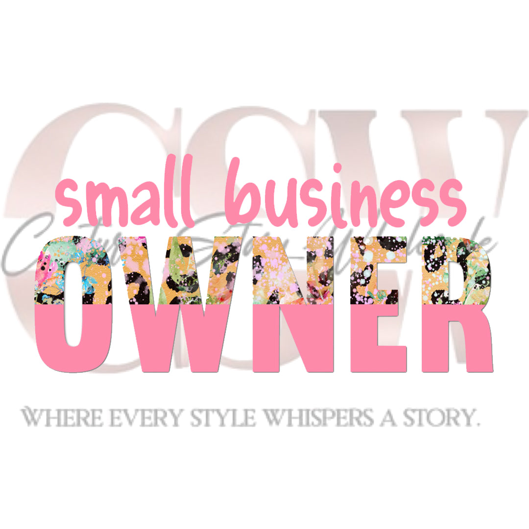 Colorful Small Business Owner, Heat Transfers