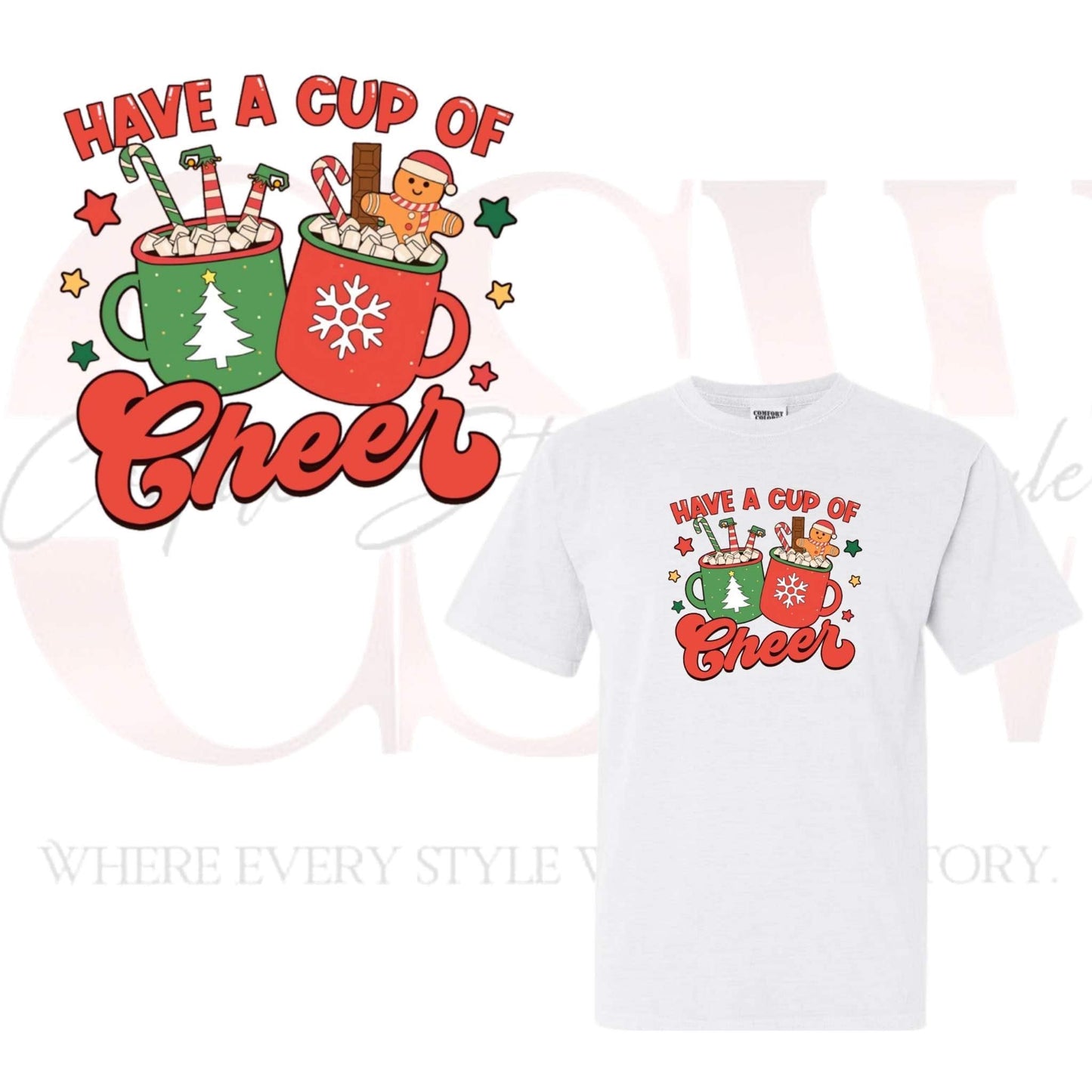 Elf Dunk Cheer, Tee