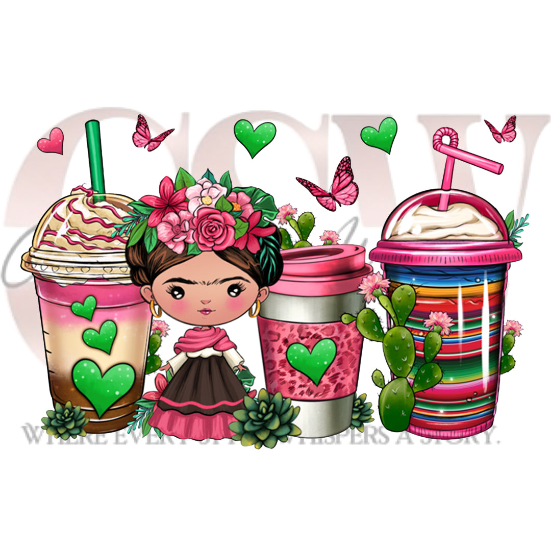 Chibi Frida Khalo, Heat Transfers
