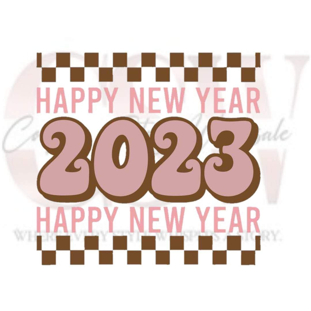 Retro Happy New Year, Heat Transfers