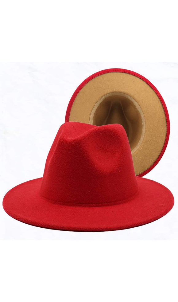 Fedora Fresh & Free (Red/Camel)