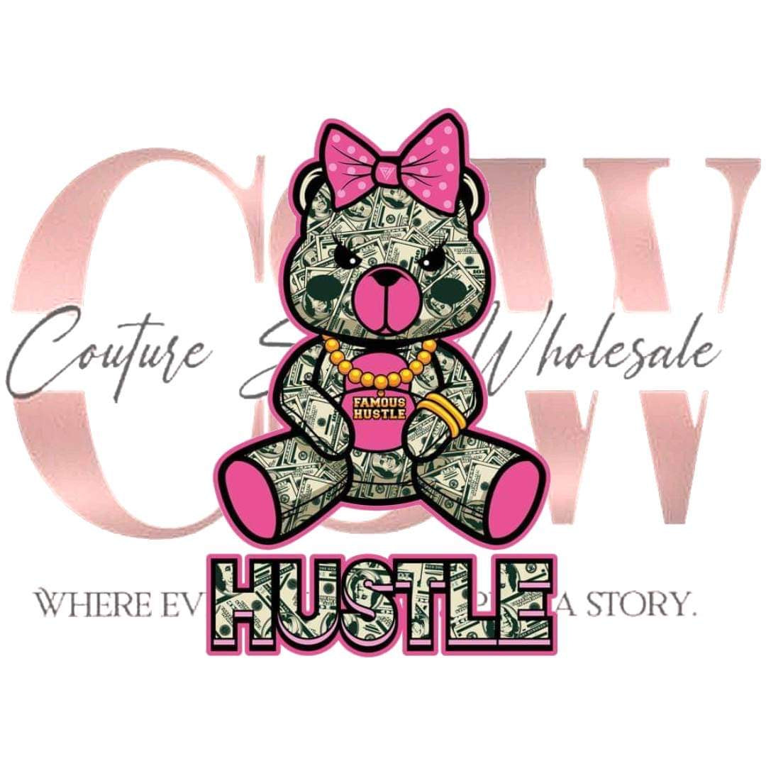 $$ Hustle Bear, Heat Transfers