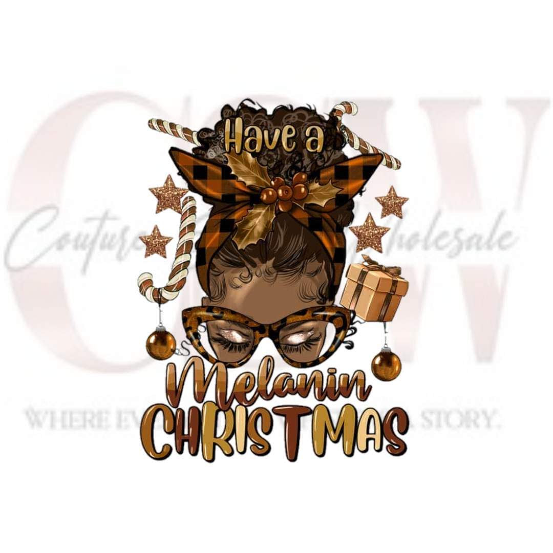 Have A Melanin Christmas, Heat Transfers