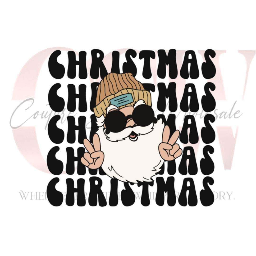 Chill Santa Christmas, Heat Transfers