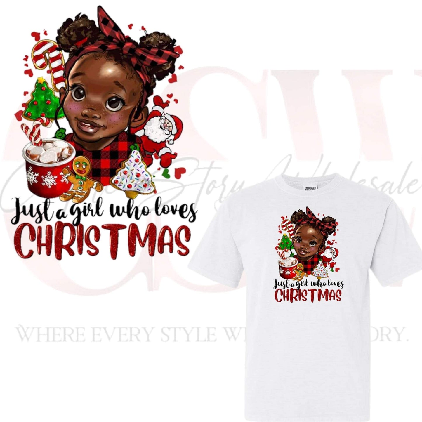 This Girl Loves Christmas, Heat Transfers