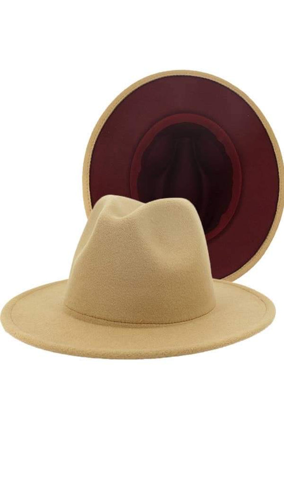 Fedora Fresh & Free (Camel/Wine)