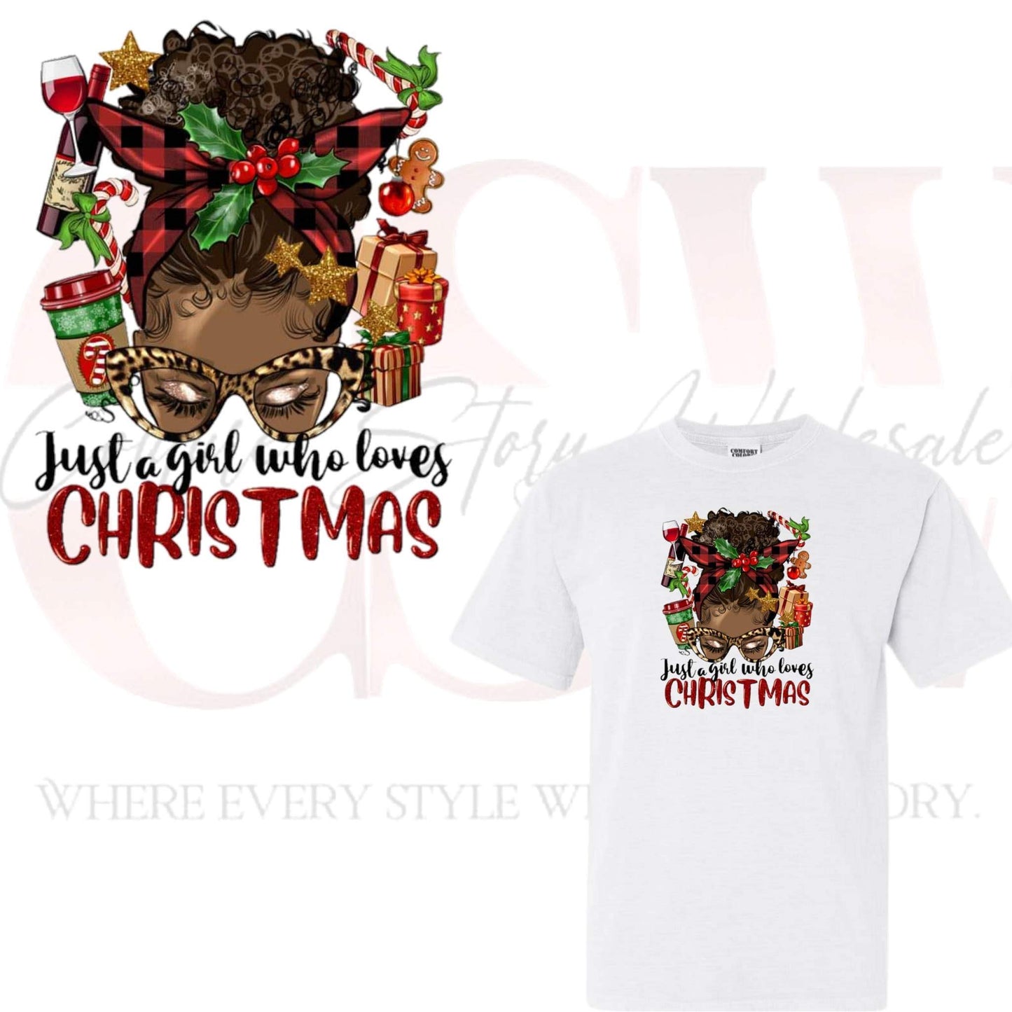 This Girl Loves Christmas, Heat Transfers