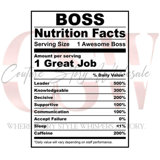 Nutrition Facts, Heat Transfers