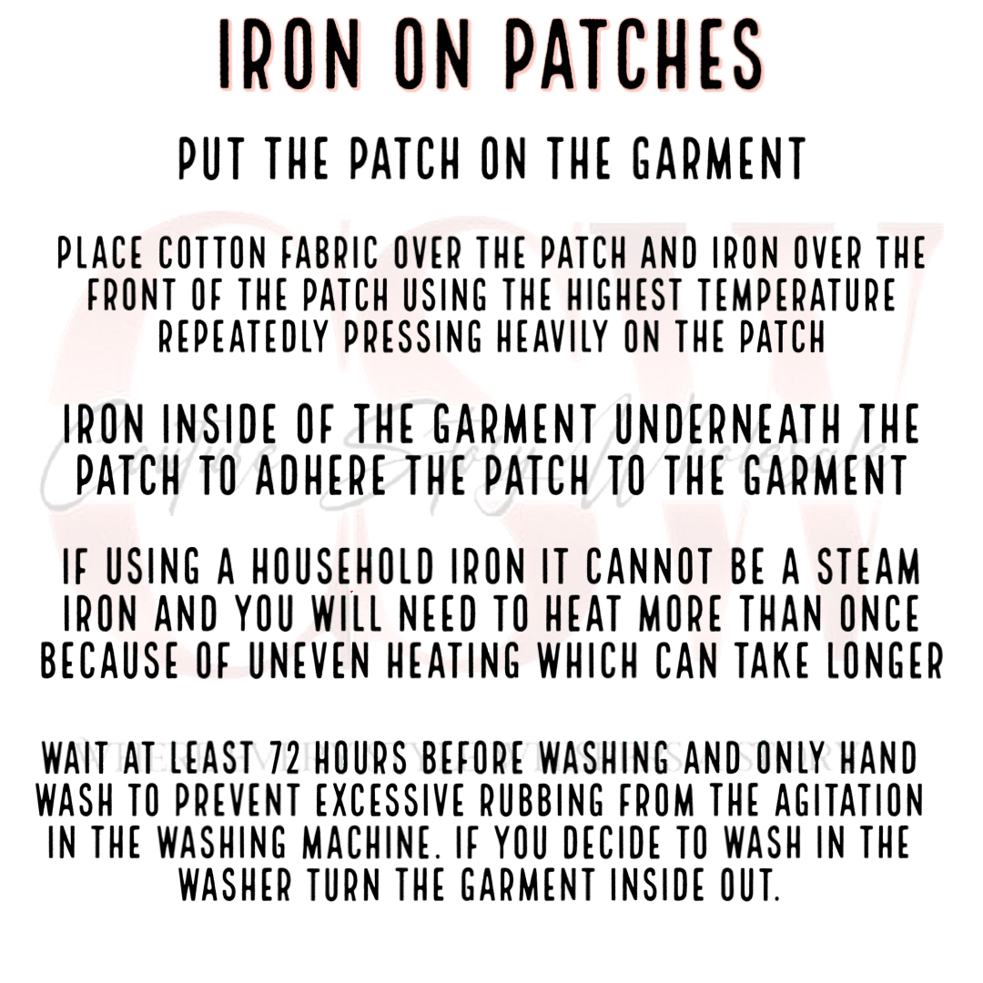 Two Reasons, Patches