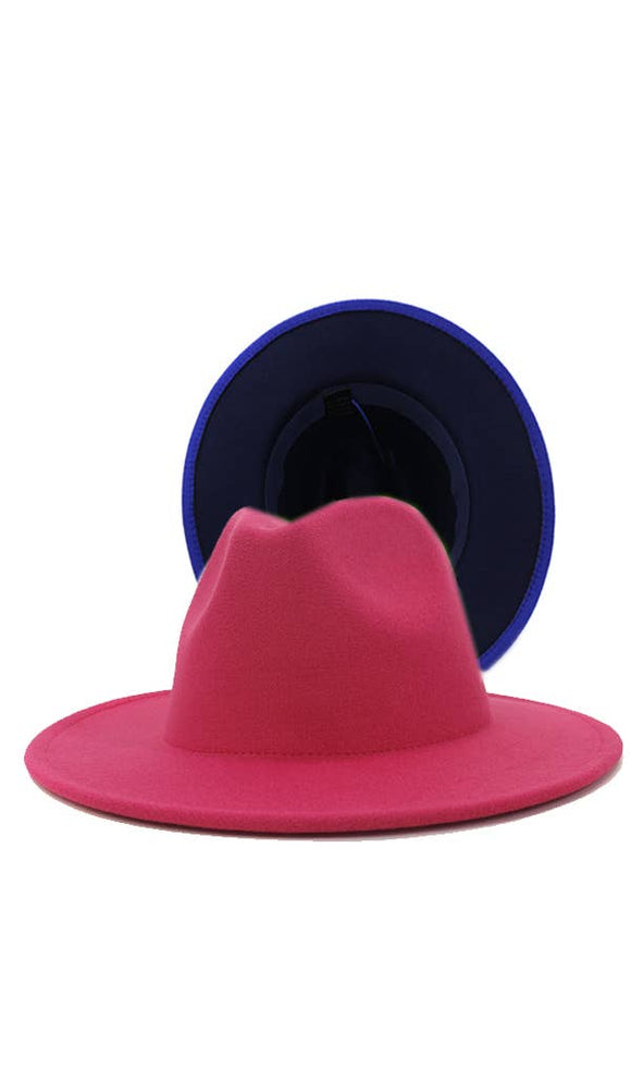 Fedora Fresh & Free (Hot Pink/Black)