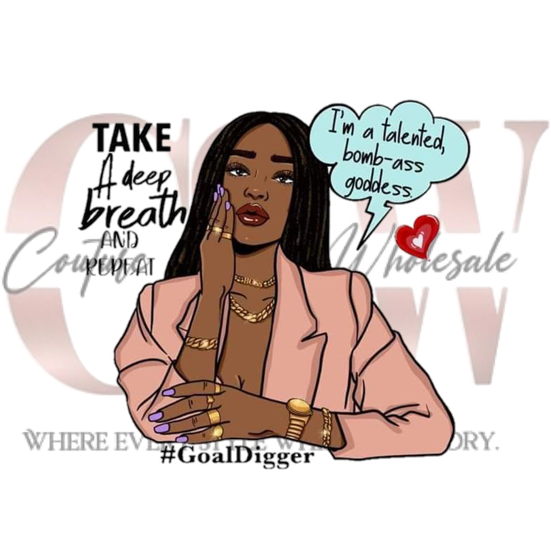 Deep Breath Goal Digger, Heat Transfers