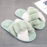 Stylish Fur Slides