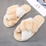 Stylish Fur Slides